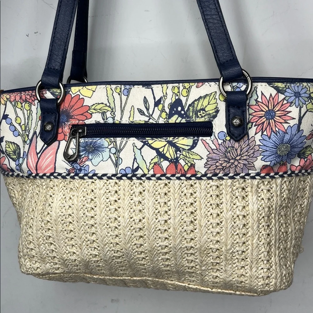 Sakroots Spring Bag with Charms excellent condition floral butterfly Pattern - Picture 5 of 13